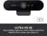 Logitech Brio Stream Webcam, 4K Ultra HD 1080p, Wide Adjustable Field of View, USB Port, Cover Trim, Removable Clip, for Skype, Zoom, Xsplit - Black & Amazon Basics - Gaming Mouse Pad