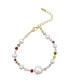 Фото #1 товара Freshwater Pearl and Color Mix Beaded Bracelet