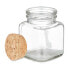 Фото #14 товара Хранение продуктов Relaxdays 12 шт. набор квадратных стеклянных банок с крышками из пробки