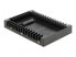 Фото #3 товара Delock 3.5? Installation Frame for 2.5? SATA drive black - 8.89 cm (3.5") - Storage drive tray - 2.5" - Serial ATA III - Black - Plastic