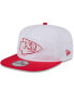 Фото #1 товара Men's White/Red Kansas City Chiefs 2024 NFL Training Camp Golfer Snapback Hat