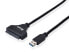 Фото #3 товара Equip USB 3.0 to SATA Adapter - Black - CE - 50 mm - 9.5 mm - 550 mm - 45 g