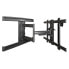 Фото #9 товара TV Wall Mount for up to 80" (110lb) VESA Mount Displays - Low Profile Full Motion Universal TV Wall Mount Bracket - Heavy Duty Adjustable Tilt/Swivel Articulating Arm - 200 x 100 mm - 600 x 400 mm - -15 - 2° - -90 - 90° - Steel - Black