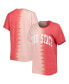 Фото #1 товара Women's Scarlet Ohio State Buckeyes Find Your Groove Split-Dye T-shirt