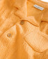 Фото #3 товара Baby Boys Gauze Button-Down Camp Shirt & Shorts, 2 Piece Set, Created for Macy's