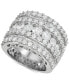 ფოტო #1 პროდუქტის Diamond Five Row Band (5 ct. t.w.) in 14k White, Yellow or Rose Gold