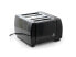 Better Chef 4 Slice Dual-Control Black Toaster