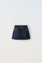 Фото #7 товара Короткая джинсовая юбка true neutrals ZARA
