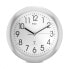 Фото #1 товара Цифровые настенные часы Mebus 52451 - Круглые - Белые - Пластиковые - на батарейках AA