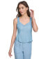 ფოტო #5 პროდუქტის Women's V-Neck Sleeveless Top