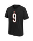 Фото #3 товара Big Boys Joe Burrow Black Cincinnati Bengals Player Name and Number T-shirt