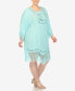 Plus Size Crocheted Fringed Trim Cover Up Dress