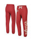 Women's Red Distressed Kansas City Chiefs Scrimmage Fleece Pants