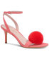 Фото #1 товара Women's Amour Pom Pom Ankle-Strap Dress Sandals
