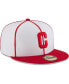 Men's White, Red Pittsburgh Crawfords Cooperstown Collection Turn Back The Clock 59FIFTY Fitted Hat