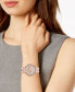 ფოტო #2 პროდუქტის Women's Sofie Rose Gold-Tone Stainless Steel and Blush Acetate Bracelet Watch 36mm