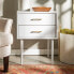 Фото #8 товара 20" Two-Drawer Side Table - White