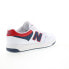 Фото #15 товара New Balance 480 BB480LNR Mens White Leather Lifestyle Sneakers Shoes