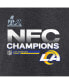 ფოტო #5 პროდუქტის Men's Heathered Charcoal Los Angeles Rams 2021 NFC Champions Locker Room Trophy Collection T-shirt