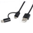 Фото #2 товара ROLINE 11.02.8328 - 1 m - USB A - USB 2.0 - 480 Mbit/s - Black