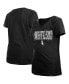 ფოტო #2 პროდუქტის Big Girls Black Chicago White Sox Flip Sequin Team V-Neck T-shirt