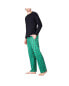 Фото #2 товара Men's Knit Long Sleeve Pajama Set