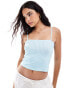 Фото #1 товара ASOS DESIGN blue gingham cami top