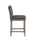 Фото #11 товара Abbott 26" Spindle Counter Stool with Frame and Faux Leather