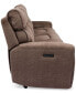 Фото #10 товара Hutchenson 3-Pc. Fabric Sectional with 3 Power Recliners and Power Headrests