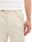 Фото #2 товара Selected Homme relaxed fit crop trousers in cream