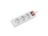 Фото #6 товара Lanberg PS1-03E-0300-W - 3 m - 3 AC outlet(s) - Indoor - Type E (FR) - White - 2500 W