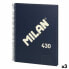 Фото #1 товара Блокнот Milan 430 Синий A4 80 Листья (3 штук)