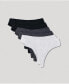 Фото #2 товара Women's Organic Cotton Everyday High Rise Thong 6-Pack