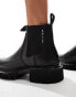 AllSaints Ada leather chelsea boots in black Черный, 39 - фото #3