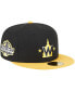 Фото #1 товара Men's Black, Gold Washington Nationals 59FIFTY Fitted Hat