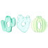 Cutie Coolers, Soothing Water-Filled Teethers, 3+ Months, Cacti, 3 Teethers