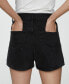 ფოტო #4 პროდუქტის Women's High-Rise Denim Shorts