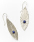 Silver-Tone Tribal Bead Earrings