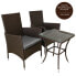 Фото #8 товара Jardi Rattan Bistro Set Braun