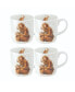 Фото #1 товара Сервированный набор чашек Wrendale Designs Orangutangle Royal Worcester Set/4