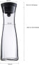 Фото #7 товара WMF Basic water carafe, 1.0l, height 29 cm, glass carafe, silicone lid, CloseUp-closure, silver