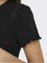 Dámské triko ONLCARLOTTA Tight Fit 15256154 Black