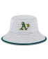 Фото #1 товара Men's Gray Oakland Athletics Game Bucket Hat