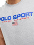 Фото #5 товара Polo Ralph Lauren Sport Capsule knitted vest in grey