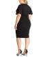 ფოტო #2 პროდუქტის Women's Plus Size Rumor Ruched Dress