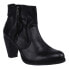 Blackstone Jl72 Zippered Booties Womens Black Casual Boots JL72-001