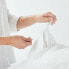 Фото #4 товара Full/Queen Washed Waffle Weave Duvet & Sham Set White - Threshold