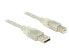 Фото #1 товара Delock 83896 - 5 m - USB A - USB B - USB 2.0 - Male/Male - Transparent