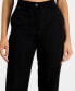 Women's New Carla High-Rise Straight-Leg Crepe Pants