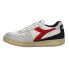 Фото #3 товара Diadora Mi Basket Low Ripstop Lace Up Mens Blue, Grey, White Sneakers Casual Sh
